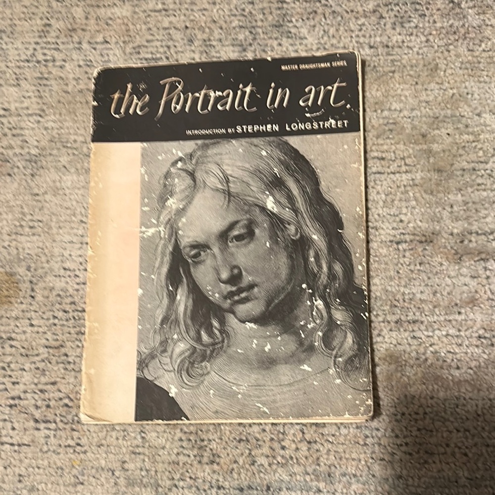 🌺 The Portrait in Art by Stephen Longstreet - Black and Gray Cover